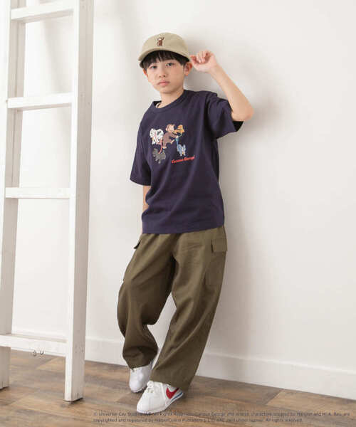 URBAN RESEARCH DOORS（アーバンリサーチドアーズ）の「『別注』おさるのジョージTシャツ(KIDS)（Tシャツ/カットソー・キッズ・アイボリー/ネイビー・105/120/135）」の8枚目の写真