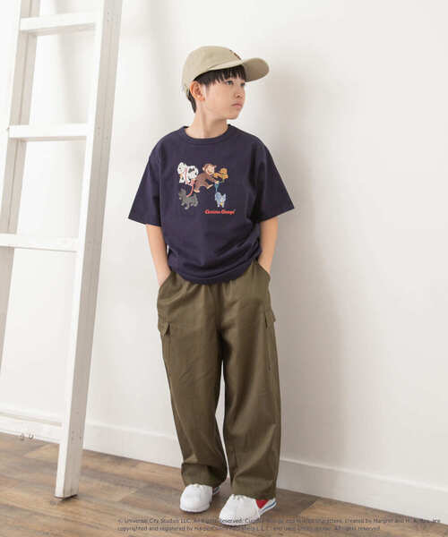URBAN RESEARCH DOORS（アーバンリサーチドアーズ）の「『別注』おさるのジョージTシャツ(KIDS)（Tシャツ/カットソー・キッズ・アイボリー/ネイビー・105/120/135）」の9枚目の写真