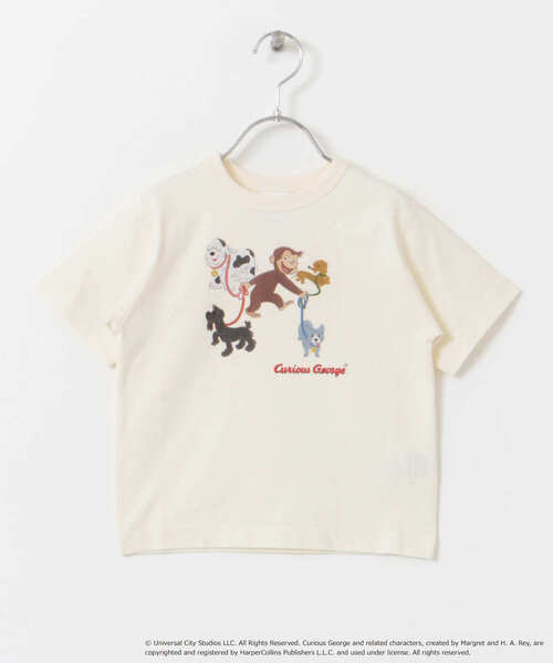 URBAN RESEARCH DOORS（アーバンリサーチドアーズ）の「『別注』おさるのジョージTシャツ(KIDS)（Tシャツ/カットソー・キッズ・アイボリー/ネイビー・105/120/135）」の13枚目の写真