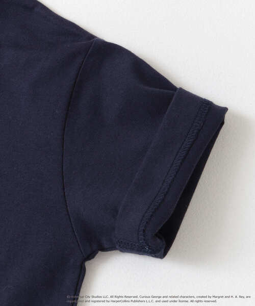 URBAN RESEARCH DOORS（アーバンリサーチドアーズ）の「『別注』おさるのジョージTシャツ(KIDS)（Tシャツ/カットソー・キッズ・アイボリー/ネイビー・105/120/135）」の15枚目の写真