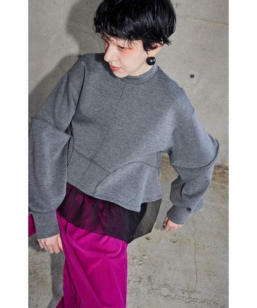 MESH DOCKING WAVE TOP（スウェット）｜OMMO（オーエムエムオー