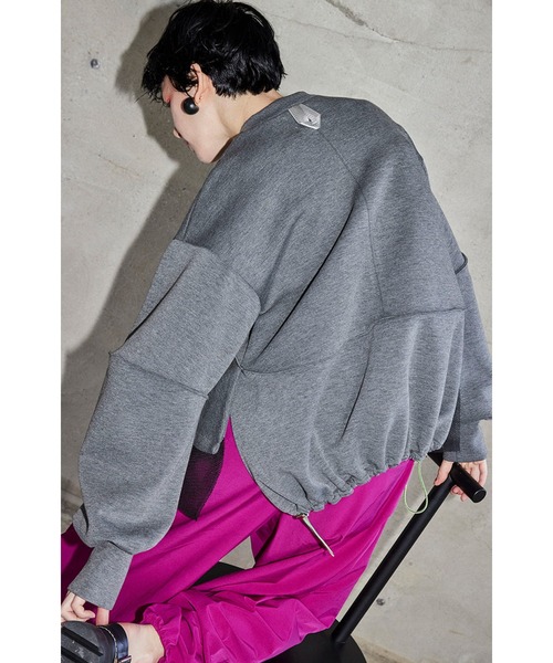 【OMMO】MESH DOCKING WAVE TOP OMMO ONLINE STORE / MESH DOCKING WAVE TOP