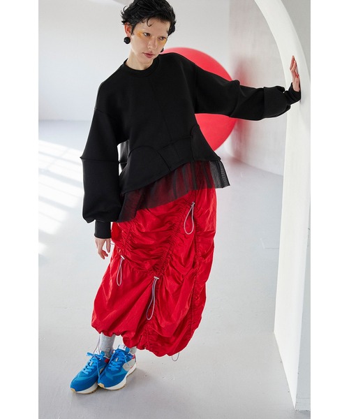 MESH DOCKING WAVE TOP（スウェット）｜OMMO（オーエムエムオー
