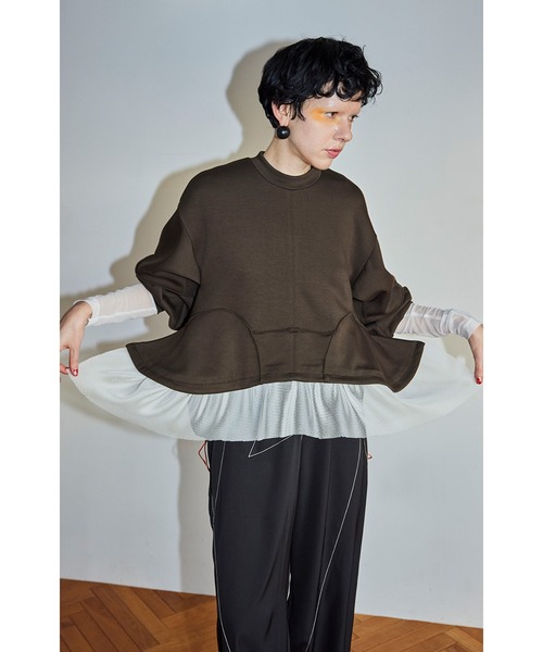 MESH DOCKING WAVE TOP（スウェット）｜OMMO（オーエムエムオー