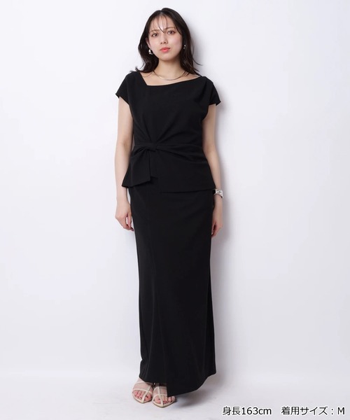 Mystrada（マイストラーダ）の「スリットジャージスカート（スカート・レディース・ブラック/ミント/グレー/オフホワイト/レッド系その他3・36/38/34）」の9枚目の写真