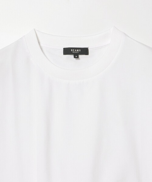 BEAMS HEART（ビームスハート）の「テック ノースリーブ【吸水速乾・UVカット・耐塩素】（Tシャツ/カットソー・メンズ・チャコールグレー/ホワイト・SMALL/LARGE/MEDIUM）」の8枚目の写真
