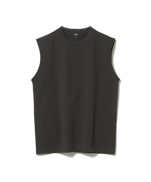 BEAMS HEART（ビームスハート）の「テック ノースリーブ【吸水速乾・UVカット・耐塩素】（Tシャツ/カットソー・メンズ・チャコールグレー/ホワイト・SMALL/LARGE/MEDIUM）」の11枚目の写真