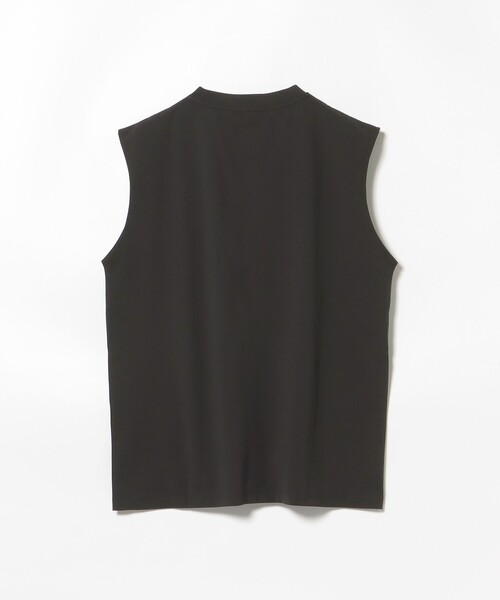 BEAMS HEART（ビームスハート）の「テック ノースリーブ【吸水速乾・UVカット・耐塩素】（Tシャツ/カットソー・メンズ・チャコールグレー/ホワイト・SMALL/LARGE/MEDIUM）」の13枚目の写真