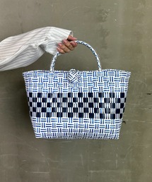 【最終価格　お値下げ】メルカドバッグ　 ブルー／ブラック EERDER METAAL* bag pokets (black) - BLUE LUG ONLINE STORE
