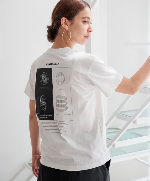 HEREIAM（ヘレイアム）の「【HEREIAM】MINDFULNESS T（Tシャツ/カットソー・レディース・ホワイト/イエロー/ブラック・FREE）」の6枚目の写真
