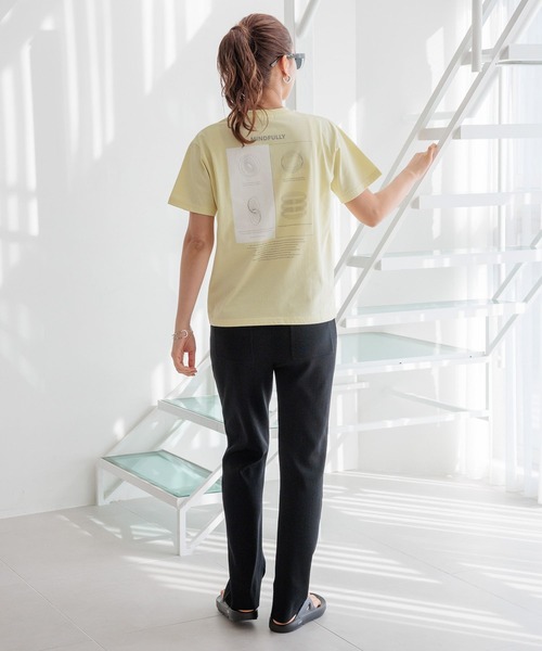 HEREIAM（ヘレイアム）の「【HEREIAM】MINDFULNESS T（Tシャツ/カットソー・レディース・ホワイト/イエロー/ブラック・FREE）」の16枚目の写真