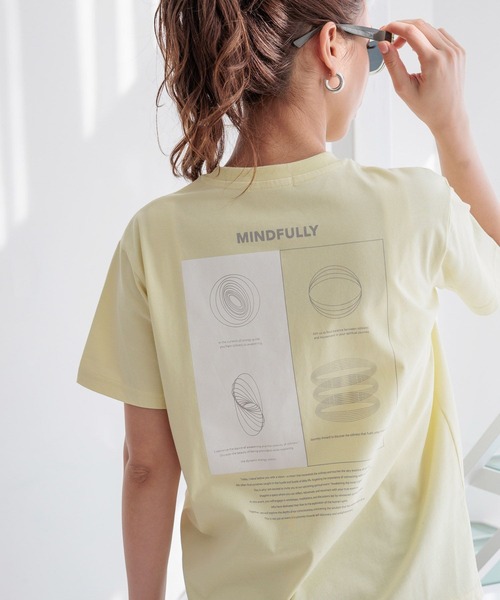 HEREIAM（ヘレイアム）の「【HEREIAM】MINDFULNESS T（Tシャツ/カットソー・レディース・ホワイト/イエロー/ブラック・FREE）」の19枚目の写真