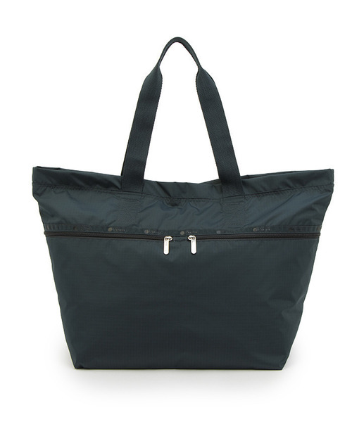 ■LeSportsac■CARLIN ZIP TOP TOTE BAGミッドナイトグリーン Carlin Zip Top Tote Bag - Midnight Green solid – LeSportsac