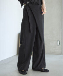 Firsthand（ファーストハンド）の「Firsthand/ファーストハンド リネンライク ラップパンツ / ワイドシルエット ラップパンツ（その他パンツ）」