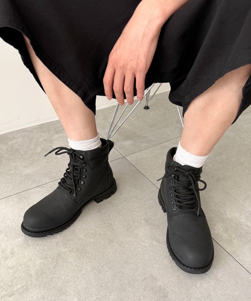 WEGO（ウィゴー）の「WEGO/トレッキングブーツ（ブーツ・メンズ・キャメル/ブラック・XXX-LARGE/XX-LARGE）」の7枚目の写真