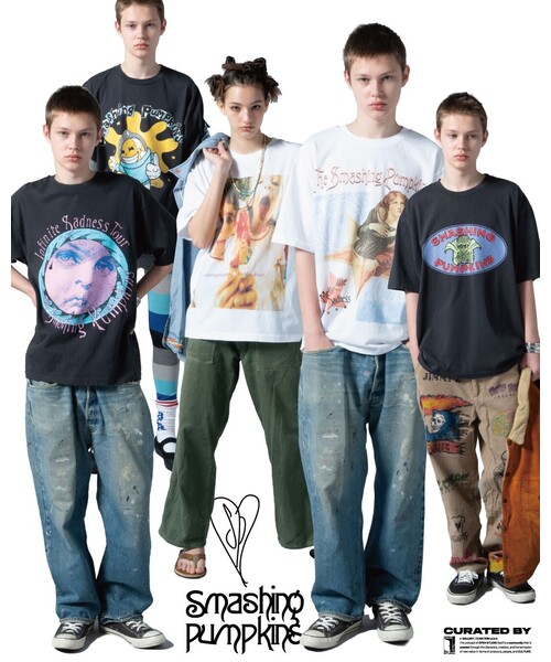 TYPICAL FREAKS Lavender Squiggle Tシャツ TYPICAL FREAKS Lavender Squiggle Tシャツ