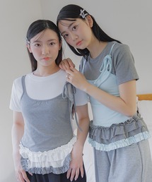 3.3 Field Trip  | 3.3 Field Trip／フリルキャミドッキングT(Tシャツ/カットソー)