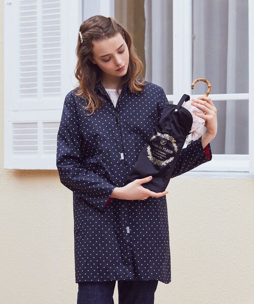 Maison de FLEUR（メゾンドフルール）の「アンブレラケース（折りたたみ傘・レディース・ライトピンク/ブラック・FREE）」の16枚目の写真