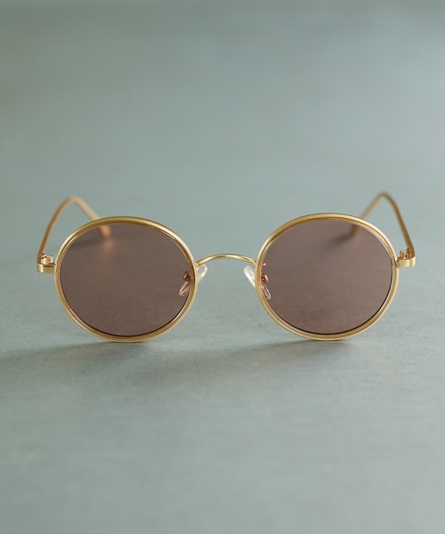 NUMBER (N)INE（ナンバーナイン）の「ROUND METAL FRAME SUNGLASSES / ラウンド メタル フレーム サングラス - UVカット -（サングラス・メンズ・ゴールド/シルバー/ブラック・FREE）」の8枚目の写真