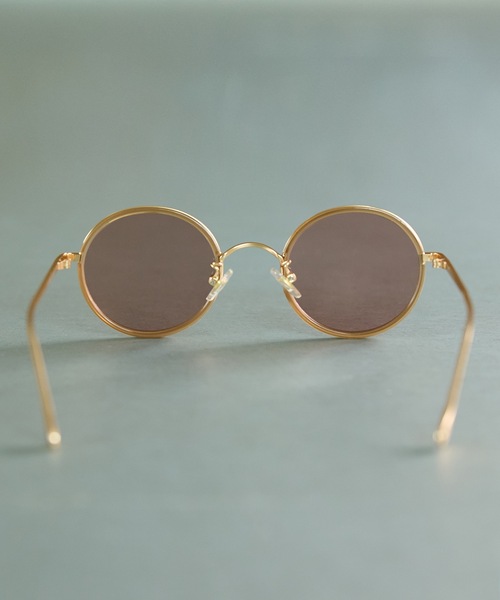 NUMBER (N)INE（ナンバーナイン）の「ROUND METAL FRAME SUNGLASSES / ラウンド メタル フレーム サングラス - UVカット -（サングラス・メンズ・ゴールド/シルバー/ブラック・FREE）」の5枚目の写真