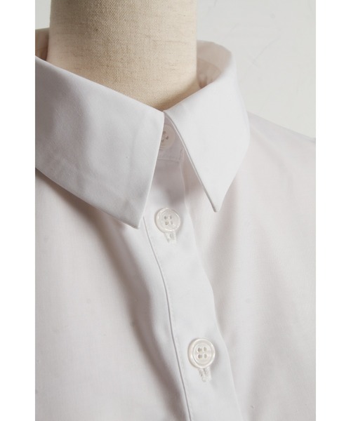 【ZOZO限定】フリルヘムタックスリーブブラウス