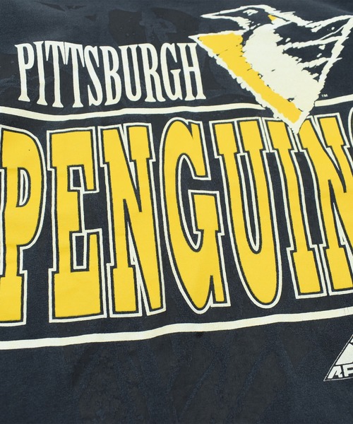 LABORATORY R(ラボラトリーアール)の「【ヴィンテージ古着】90’s APEX ONE “Pittsburgh Penguins” ホッケー Tシャツ USA製(Tシャツ/カットソー・メンズ・ブラック・MEDIUM)」の6枚目の写真