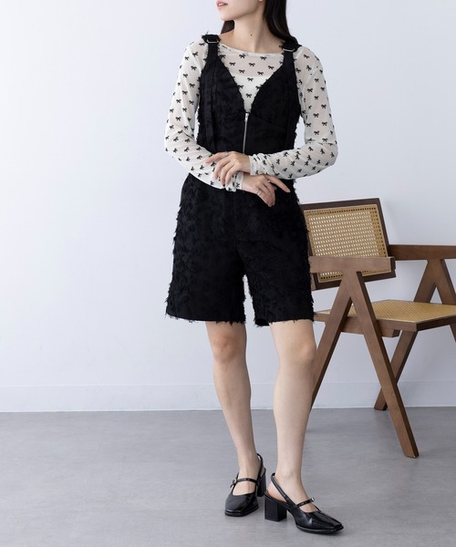 セール】【MAGASIN DE MODE Chou Chou】フリンジジャカード
