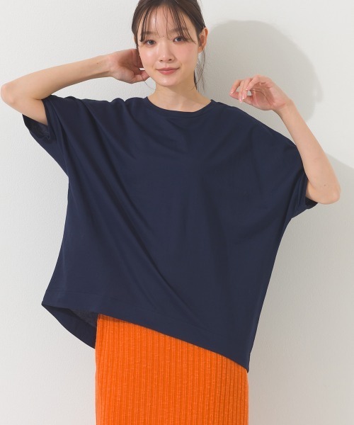 接触冷感ビッグシルエットプルオーバー半袖Tシャツ（Tシャツ