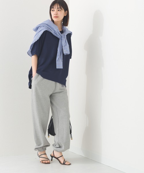 OMNES(オムネス)の「接触冷感ビッグシルエットプルオーバー半袖Tシャツ(Tシャツ/カットソー・レディース・アイボリー/ブラック/ブルー/レッド/ネイビー/ブラウン/ブルー系その他・FREE)」の11枚目の写真