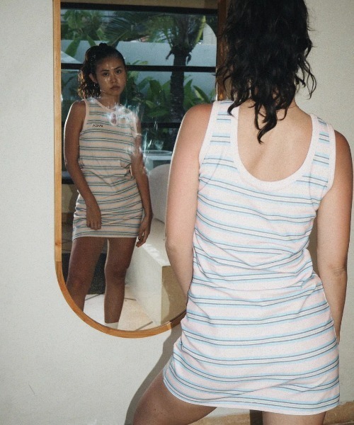 RVCA（ルーカ）の「RVCA レディース ACTIVE DRESS ワンピース 【2025年夏モデル】/ルーカタイトワンピース（ワンピース・レディース・ブラック/ピンク系その他/ベージュ系その他・SMALL/MEDIUM/LARGE）」の3枚目の写真