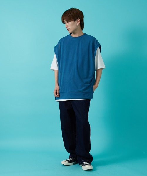 improves(インプローブス)の「デニム ペインターパンツ(デニムパンツ・メンズ・ブルー系1/ワンウォッシュ/キナリ/ブラック系1/ブラック/ライトブルー・MEDIUM/LARGE/X-LARGE)」の13枚目の写真