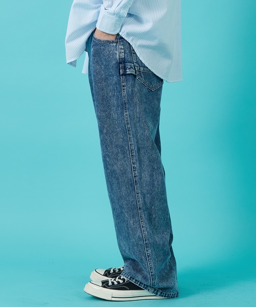 improves(インプローブス)の「デニム ペインターパンツ(デニムパンツ・メンズ・ブルー系1/ワンウォッシュ/キナリ/ブラック系1/ブラック/ライトブルー・MEDIUM/LARGE/X-LARGE)」の15枚目の写真