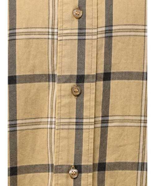 GYDA（ジェイダ）の「Trad comfort checkシャツ（シャツ/ブラウス・レディース・オフホワイト/チャコールグレー/ベージュ・FREE）」の14枚目の写真