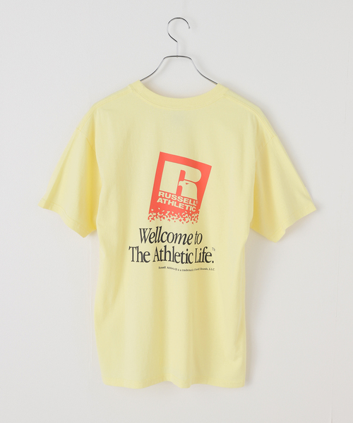 Russell Athletic(ラッセルアスレティック)の「RUSSELL ATHLETIC/ラッセル・アスレティック BOOKSTORE JERSEY T(Tシャツ/カットソー・レディース・ライトグレー/イエロー・MEDIUM)」の10枚目の写真