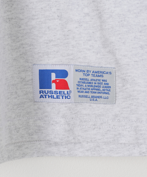 Russell Athletic(ラッセルアスレティック)の「RUSSELL ATHLETIC/ラッセル・アスレティック BOOKSTORE JERSEY T(Tシャツ/カットソー・レディース・ライトグレー/イエロー・MEDIUM)」の12枚目の写真