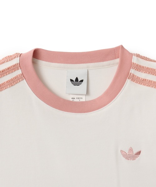 adidas RUFFLE 3S TEE / アディダス ラッフル スリーストライプ