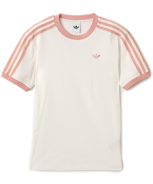 tシャツ adidas RUFFLE 3S TEE / アディダス ラッフル スリーストライプス 半袖Tシャツ レディース adidas｜【公式】アディダス adidas adidas Originals ラッフル