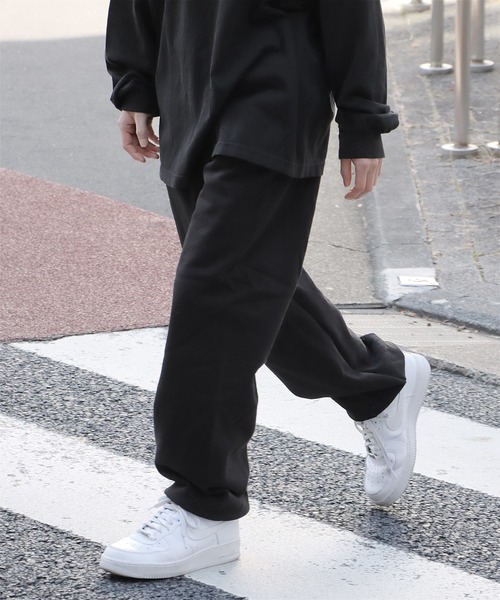 LOS ANGELES APPAREL（ロサンゼルスアパレル）の「LOS ANGELES APPAREL/ロサンゼルスアパレル Heavy Fleece Sweat pant 14oz スーパーヘビー スウェットパンツ（スウェットパンツ・メンズ・ブラック/アッシュ/ホワイト・XL/L/M/S/XS）」の3枚目の写真