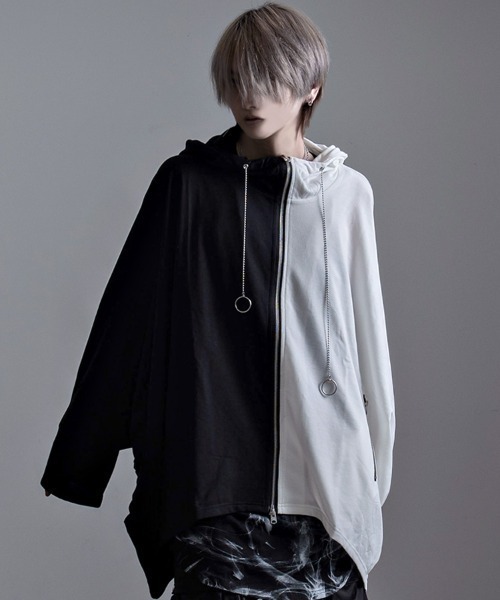 CROSSLEY☆ポンチョ☆変型プルパーカー☆新品未使用☆定価¥59,400☆ CROSSLEY☆ポンチョ☆変型プルパーカー☆新品未使用☆定価