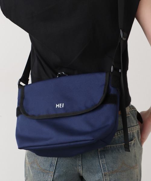 MEI(メイ)の「MEI/メイ MESSENGER メッセンジャーバッグ(ショルダーバッグ・メンズ・ブラック/ネイビー/ベージュ・FREE)」の3枚目の写真