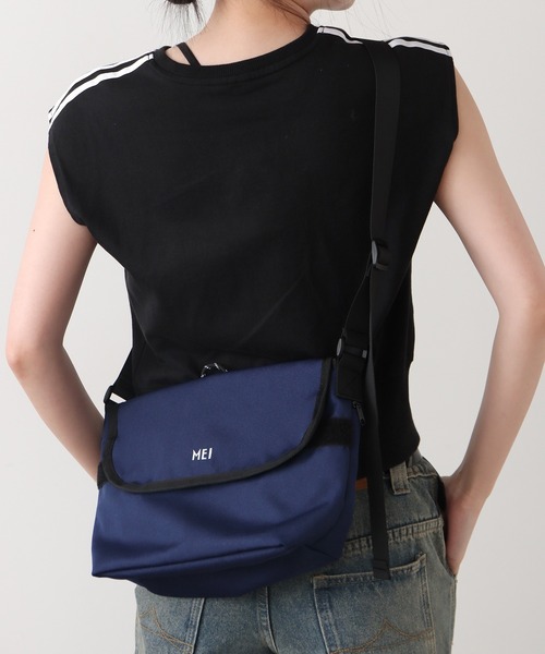 MEI(メイ)の「MEI/メイ MESSENGER メッセンジャーバッグ(ショルダーバッグ・メンズ・ブラック/ネイビー/ベージュ・FREE)」の12枚目の写真