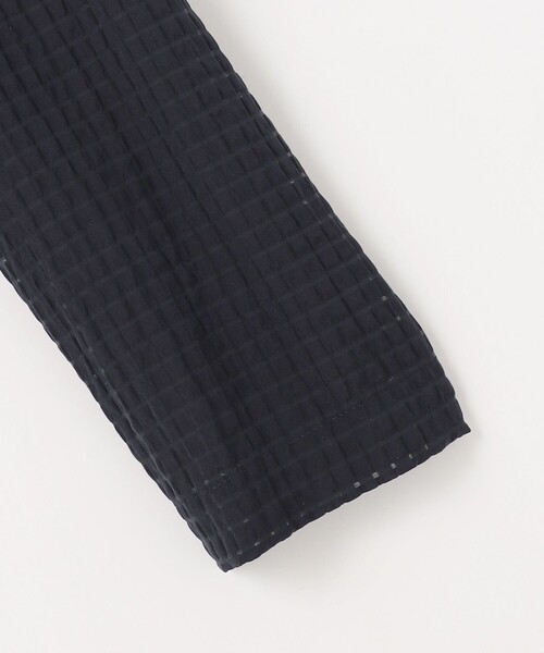 J.PRESS Ladies(J.プレス レディス)の「【洗える・吸水速乾】トリオシアーチェック シャツ(シャツ/ブラウス・レディース・ネイビー系/アイボリー系・XS)」の10枚目の写真