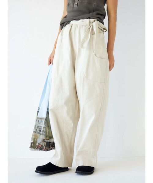 Ungrid（アングリッド）の「ミリタリーデザインパンツ（その他パンツ・レディース・その他1/アイボリー・MEDIUM/SMALL）」の12枚目の写真