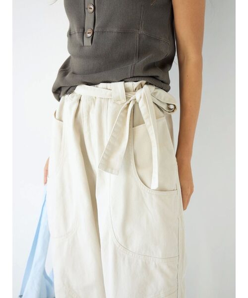 Ungrid（アングリッド）の「ミリタリーデザインパンツ（その他パンツ・レディース・その他1/アイボリー・MEDIUM/SMALL）」の14枚目の写真