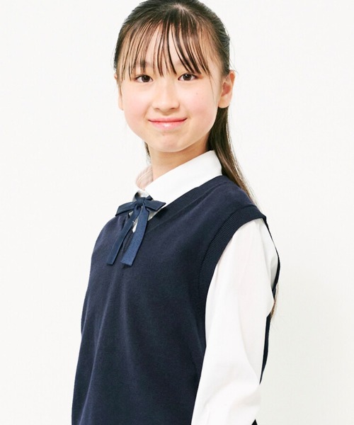 CHOPIN(ショパン)の「男女共用 Vネックニットベスト(ベスト・キッズ・ネイビー・140cm/150cm/160cm)」の8枚目の写真