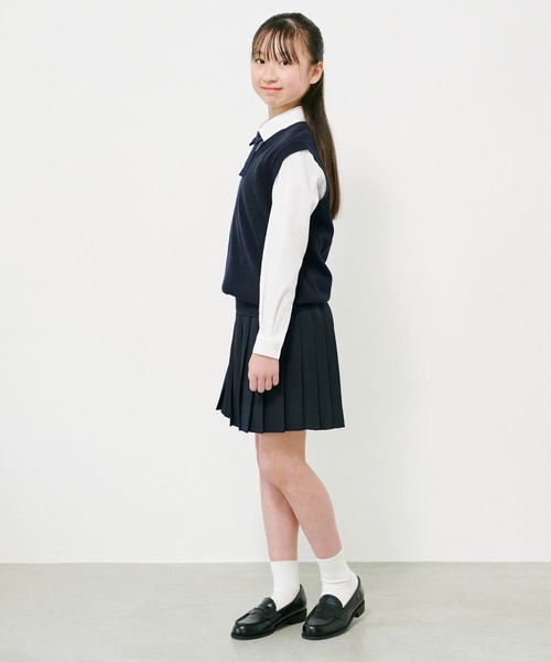 CHOPIN(ショパン)の「男女共用 Vネックニットベスト(ベスト・キッズ・ネイビー・140cm/150cm/160cm)」の6枚目の写真