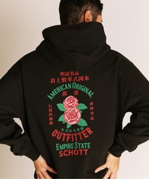schott(Vbg)Schott/Vbg/ADVERTISEMENT ROSE HOODED SWEAT/Aho^CYg [Y XEFbg p[J[(p[J[)