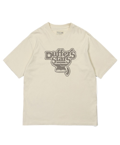 The DUFFER of ST.GEORGE（ザダファーオブセントジョージ）の「DUFFER CLASSIC TEE "DF STARS"：UKアーカイブ グラフィック Tシャツ（Tシャツ/カットソー・メンズ・アイボリー・MEDIUM/LARGE/X-LARGE）」の4枚目の写真