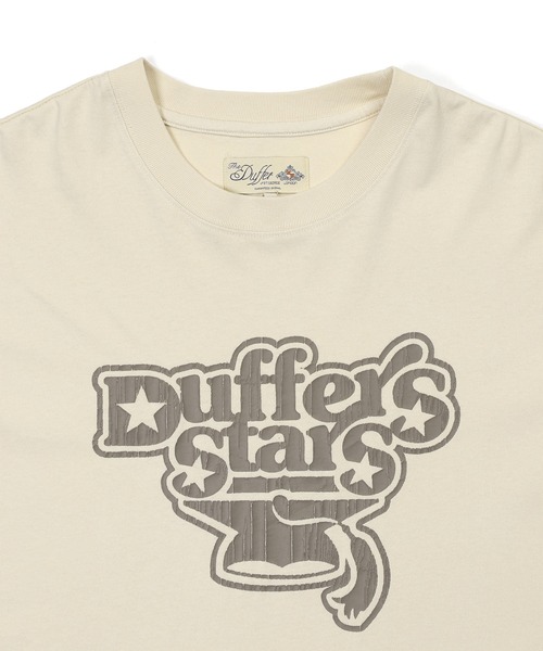 The DUFFER of ST.GEORGE（ザダファーオブセントジョージ）の「DUFFER CLASSIC TEE "DF STARS"：UKアーカイブ グラフィック Tシャツ（Tシャツ/カットソー・メンズ・アイボリー・MEDIUM/LARGE/X-LARGE）」の3枚目の写真