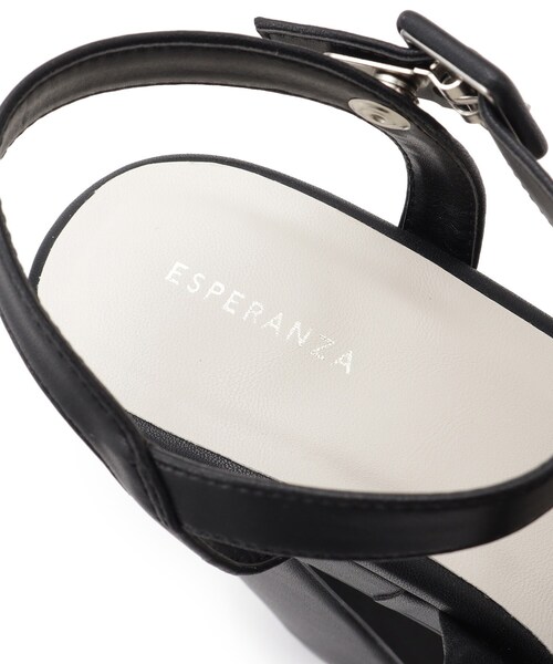 ESPERANZA（エスペランサ）の「【ラク盛り／サンダル】新色カラー追加 リピーター続出／脚長美脚　ツイストリボンサンダル（サンダル・レディース・ブラック/ベージュ/ベージュ系8/ブラック系8/アイボリー系8・LL/L/M/S）」の14枚目の写真
